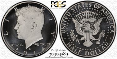 2014-S 50C Enhanced - Silver 50th Anniversary Set MS69PL