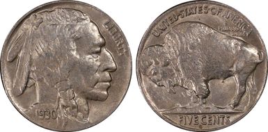 1930-S 5C AU58