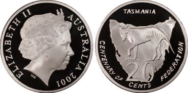 2001 20C Tasmania PR70DCAM
