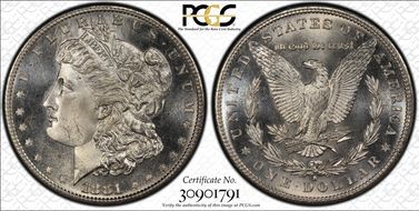 1881-S $1 MS67+ PL