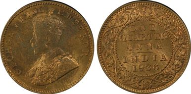 1936(C) 1/4 An SW-8.386 MS63RB