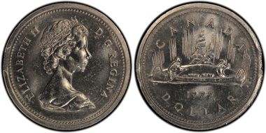 1977 $1 Voyageur MS63