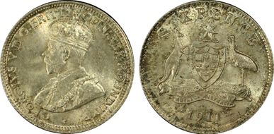 1911 6D KM-25  Ag MS65