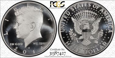 2014-S 50C Enhanced - Silver 50th Anniversary Set MS69PL