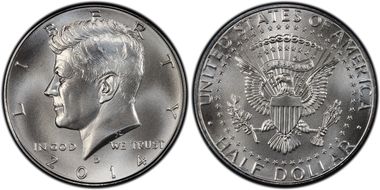 2014-D 50C Silver, 50th Anniversary Set MS69