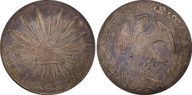 1861-Mo CH 8 R Mo49 MS62