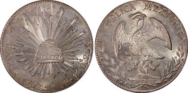 1868-Go YF 8 R Go50 MS61