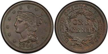 1844 1C N-3 MS63BN