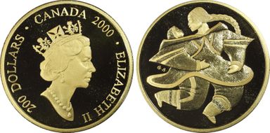 2000 $200 Mother & Child PR69DCAM