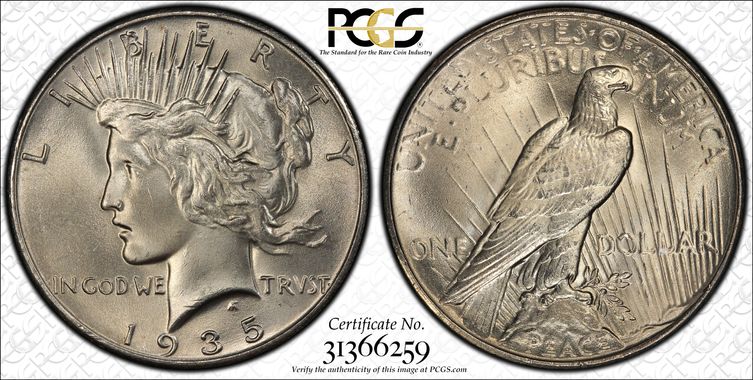 Cert 31366259 - Coin Image