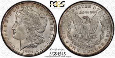 1884-CC $1 MS64+