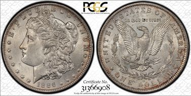 1886-O $1 MS61
