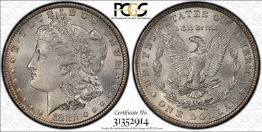 1882 $1 MS64