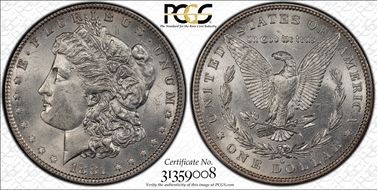 1881-O $1 MS62