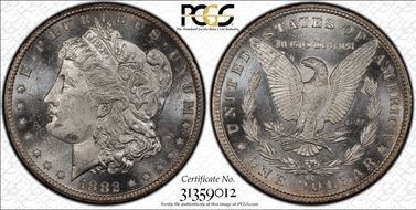 1882-CC $1 MS62PL