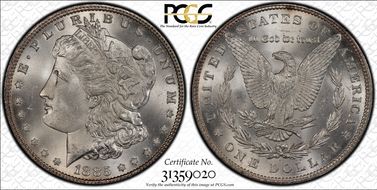 1885 $1 MS65