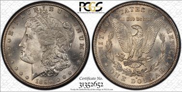 1890-S $1 MS64