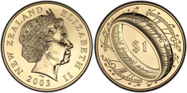 2003 $1 The One Ring MS67
