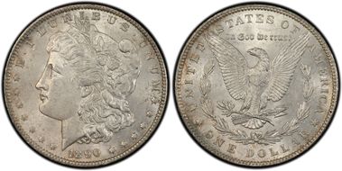 1890 $1 MS62