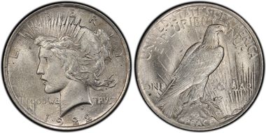 1922 $1 VAM 5C, TDR Eroded Face MS62