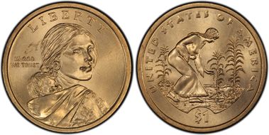 2009-D $1 Native American - Position B MS64