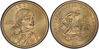 2009-D $1 Native American - Position B MS67