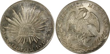 1861-Mo CH 8 R Mo49 MS62