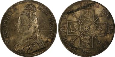 1889 Dbl Fl S-3923 MS63