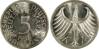 1958-J 5 MK J-387 MS63