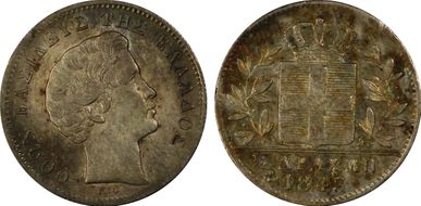 1843 1/2 Dr KM-19 AU53