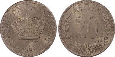 1895-A 20 Lep MS64