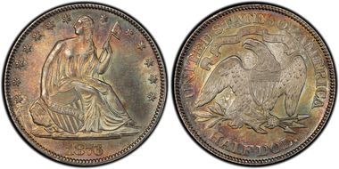 1876 50C MS63+