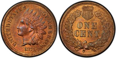 1873 1C Open 3 MS65RB