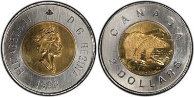 1996 $2 German Planchet MS66