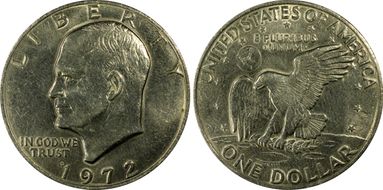 1972 $1 Type 1 MS62
