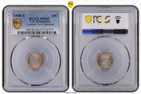 1908-S 10C MS66