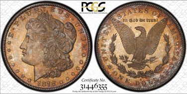 1878-S $1 MS65
