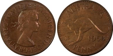 1956 Y. (p) 1D MS65RB