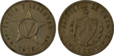 1915 5C AU58