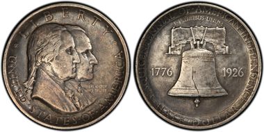 1926 50C Sesquicentennial XF40