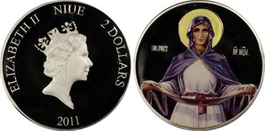 2011 $2 Virgin Mary Orthodox Shrines PR68DCAM