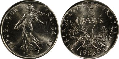 1983 5 Fr Gad-771 MS68