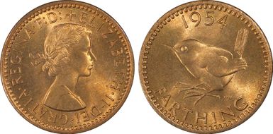 1954 1/4D S-4159 MS65RD