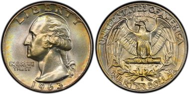 1963-D 25C MS67