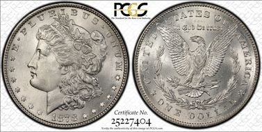 1878 7TF $1 VAM 141 Tripled Star MS66