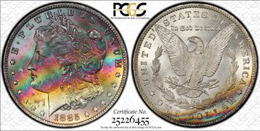 1885-O $1 MS66