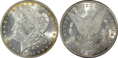 1881 $1 MS64