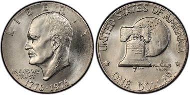1976 $1 Type 2 MS66