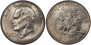 1971-D $1 MS63