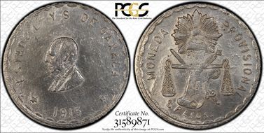 1915 2 Peso KM-746 N1